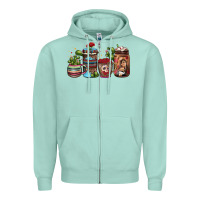 Seafoam mexican coffee Zipper Hoodie - JahusDesignShop