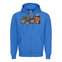 True Royal mexican coffee Zipper Hoodie - JahusDesignShop