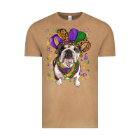 Vintage Camel Mardi gras hat  english bulldog Vintage Tee - RanaPortraitStore