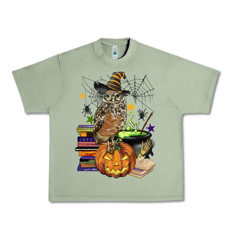Halloween Owl Urban Heavy Tee by BarkalooDesign | Teevron