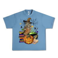 Pebble Blue halloween owl Urban Heavy Tee - BarkalooDesign