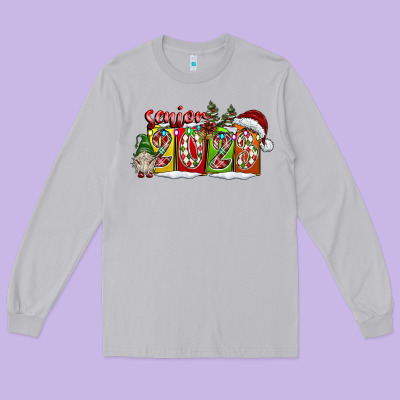 Senior 2023 Long Sleeve Tee Designed By Cowhidedigitalart