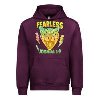 Mauve Wine fearless joshua 1 9 cheetah Urban Hoodie - LillyAllenDesigns