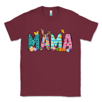 Burgundy Easter Mama Easter Day Classic Tee - Neo Western