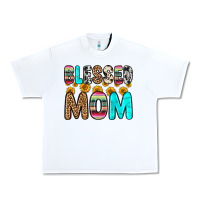 White blessed mom Urban Heavy Tee - Zillion Design Studio