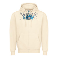 Sandshell winter let it snow Zipper Hoodie - JahusDesignShop