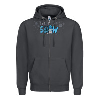 Smoke winter let it snow Zipper Hoodie - JahusDesignShop