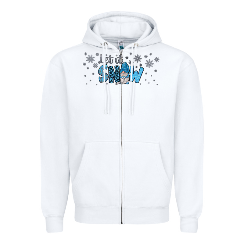 Winter Let It Snow Zipper Hoodie by JahusDesignShop | Teevron