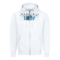 White winter let it snow Zipper Hoodie - JahusDesignShop