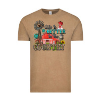 Vintage Coffee life is better in the country Vintage Tee - Zillion Design Studio