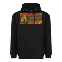 Black preview custom cowboy boots sunflowers and cactus license plate Heavyweight Hoodie - Artiststas
