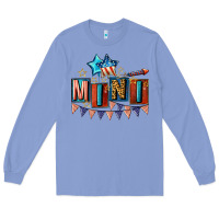 Colony Blue American Mini 4th of july Long Sleeve Tee - CowGirlArtShop