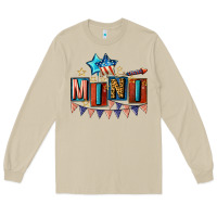 Mushroom American Mini 4th of july Long Sleeve Tee - CowGirlArtShop