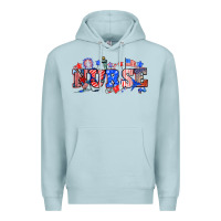 Blue Mist 4th of july nurse Premium Hoodie - NancyCooperArtShop