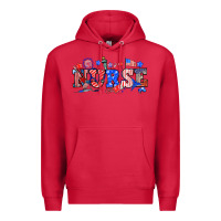 Cardinal 4th of july nurse Premium Hoodie - NancyCooperArtShop