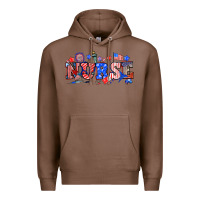 Chestnut 4th of july nurse Premium Hoodie - NancyCooperArtShop