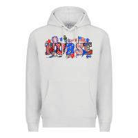 Dove Grey 4th of july nurse Premium Hoodie - NancyCooperArtShop