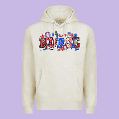 4th Of July Nurse Premium Hoodie Designed By Nancycooperartshop