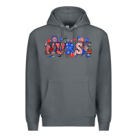 Rock 4th of july nurse Premium Hoodie - NancyCooperArtShop