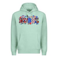 Seafoam 4th of july nurse Premium Hoodie - NancyCooperArtShop