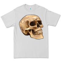 Dove Grey skull Premium Tee - Artiststas
