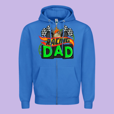 Racing Dad With Racing Oto Equipment Zipper Hoodie Designed By Adodesignshop
