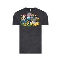 Vintage Black farm animals truck Vintage Tee - Zillion Design Studio