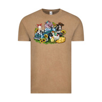 Vintage Coffee farm animals truck Vintage Tee - Zillion Design Studio