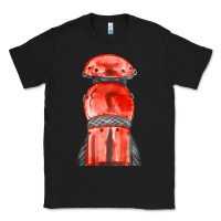 Black red leg guard fa element Classic Tee - FaDigitalArtStudio