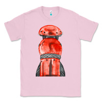 Bubblegum Pink red leg guard fa element Classic Tee - FaDigitalArtStudio