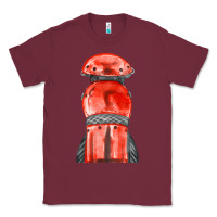Burgundy red leg guard fa element Classic Tee - FaDigitalArtStudio
