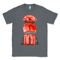 Charcoal Heather red leg guard fa element Classic Tee - FaDigitalArtStudio