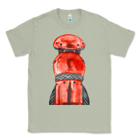 Matcha red leg guard fa element Classic Tee - FaDigitalArtStudio