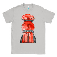 Moon Dust red leg guard fa element Classic Tee - FaDigitalArtStudio