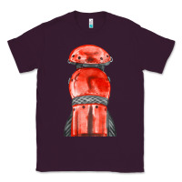 Plum red leg guard fa element Classic Tee - FaDigitalArtStudio