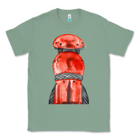 Sage red leg guard fa element Classic Tee - FaDigitalArtStudio