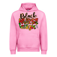 Fuchsia Pink black nurse magic Urban Hoodie - LillyAllenDesigns