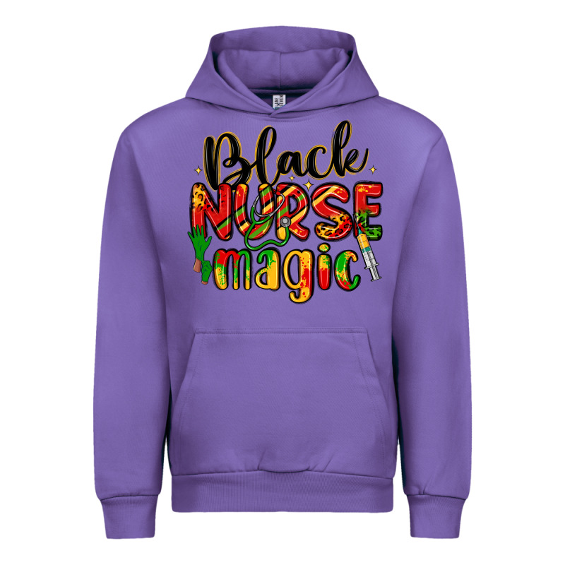 Black Nurse Magic Urban Hoodie by LillyAllenDesigns | Teevron