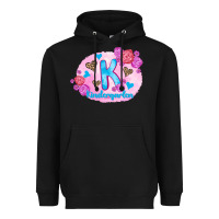 Black back to school flowers kindergarten 3200x2400 Heavyweight Hoodie - AdoDesignShop