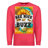 Cardinal bee nice or buzz off Premium Sweatshirt - LillyAllenDesigns