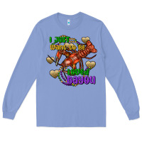 Colony Blue crawfish i just want to be loved bayou Long Sleeve Tee - FaDigitalArtStudio