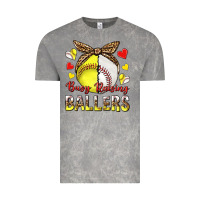 Cloud Rock busy raising ballers with baseball and softball Vintage Tee - texasbilliewilder