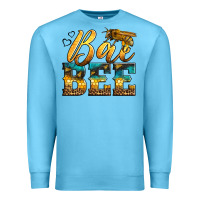 Ocean Blue Western Queen Bee Premium Sweatshirt - LillyAllenDesigns