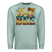 Seafoam Western Queen Bee Premium Sweatshirt - LillyAllenDesigns