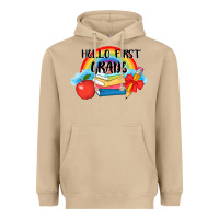 Mushroom back to school hello first grade 3200x2400 Heavyweight Hoodie - AdoDesignShop