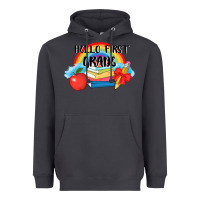 Smoke back to school hello first grade 3200x2400 Heavyweight Hoodie - AdoDesignShop