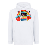 White back to school hello first grade 3200x2400 Heavyweight Hoodie - AdoDesignShop