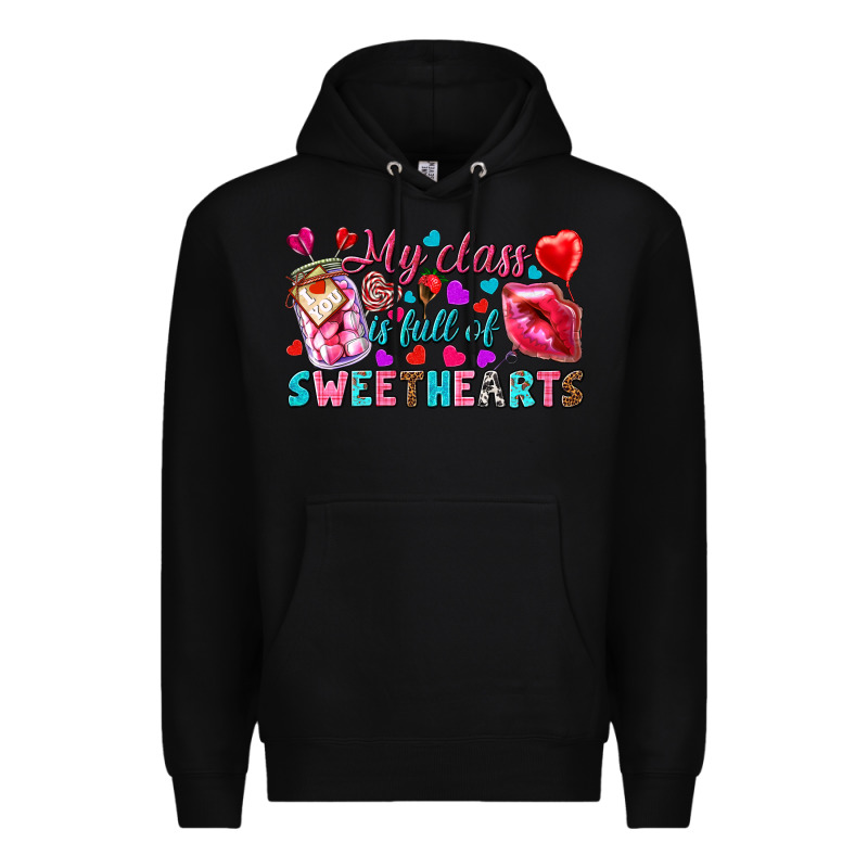 My Class Is Full Of Sweethearts Premium Hoodie by NancyCooperArtShop | Teevron