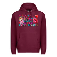 Burgundy my class is full of sweethearts Premium Hoodie - NancyCooperArtShop