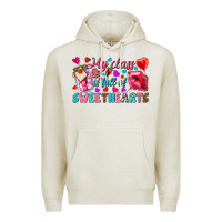 Oatmeal Heather my class is full of sweethearts Premium Hoodie - NancyCooperArtShop